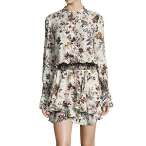 A.L.C. Landry White Floral Mini Dress Size 2
